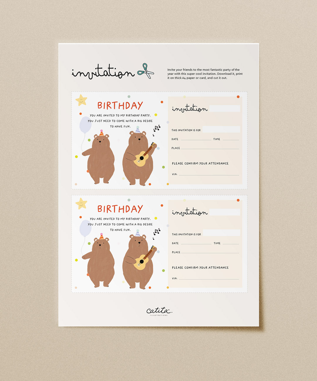 Convite de Aniversário