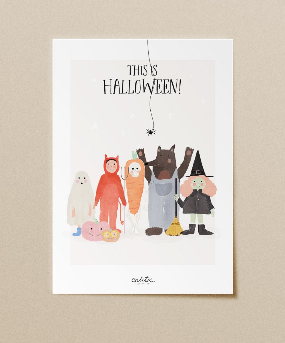 Convite Festa Halloween - Printables Catita illustrations