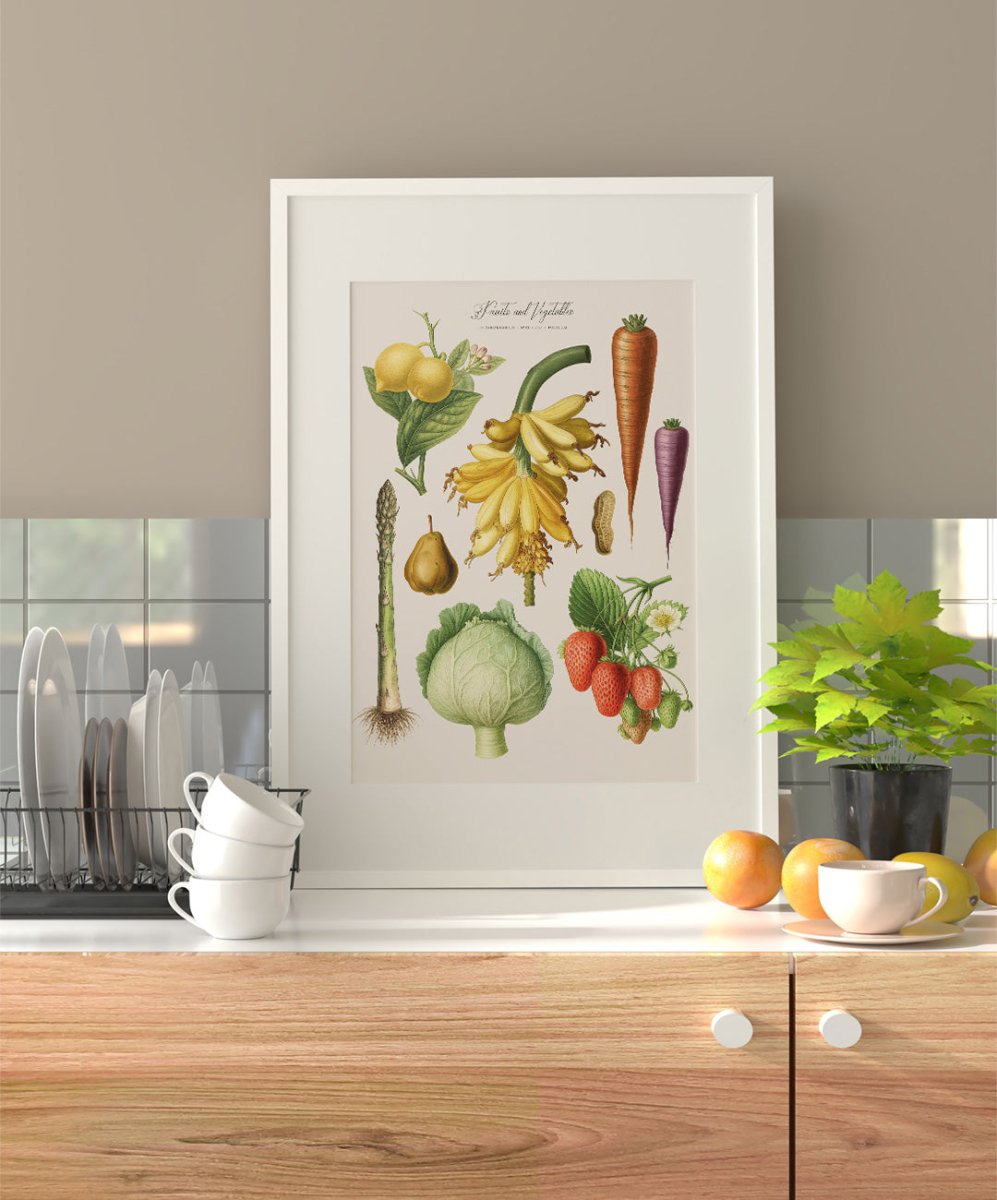 Fruits and Vegetables Nr2 - Posters Catita illustrations