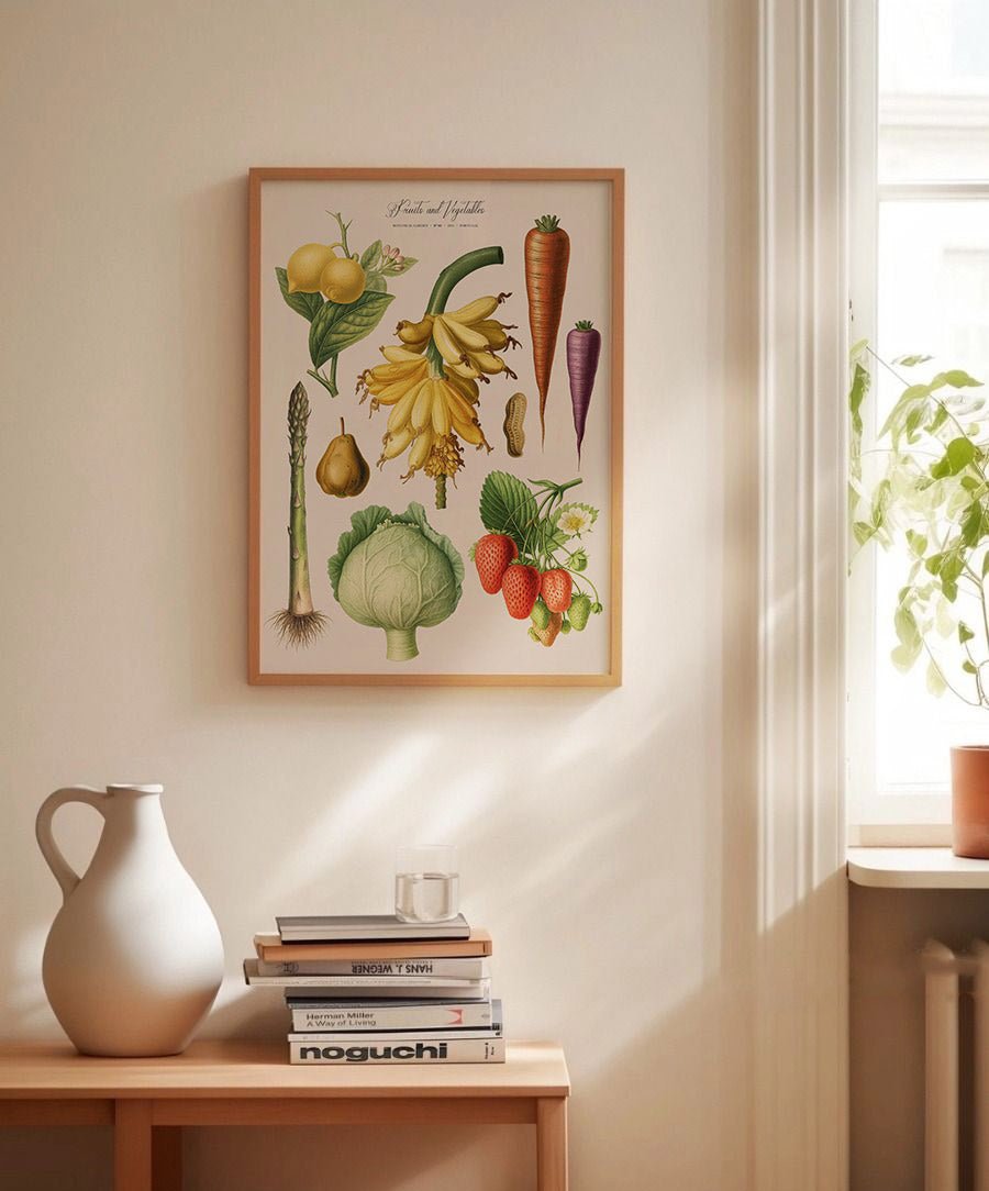 Fruits and Vegetables Nr2 - Posters Catita illustrations