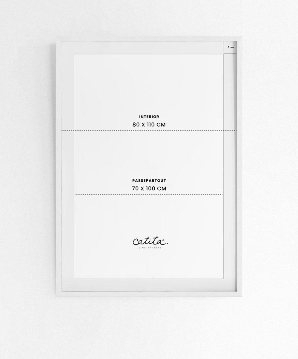 Moldura de Madeira Branca - Molduras Catita illustrations