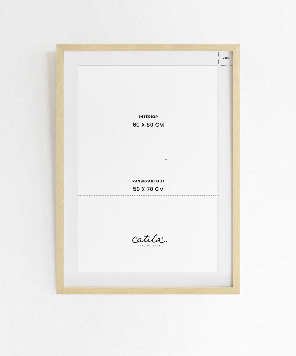 Moldura de Madeira Natural - Molduras Catita illustrations
