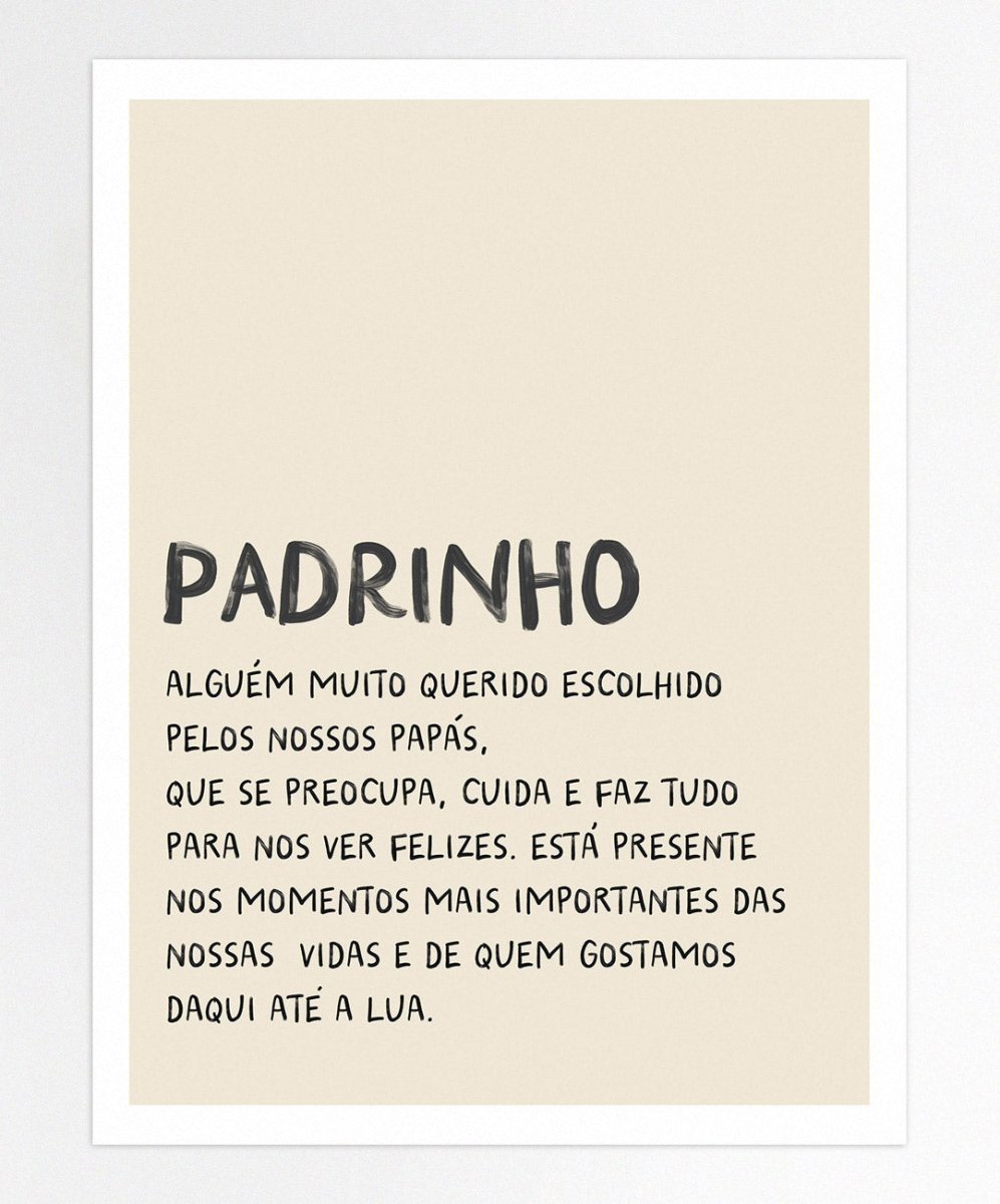 Padrinho - Posters Catita illustrations
