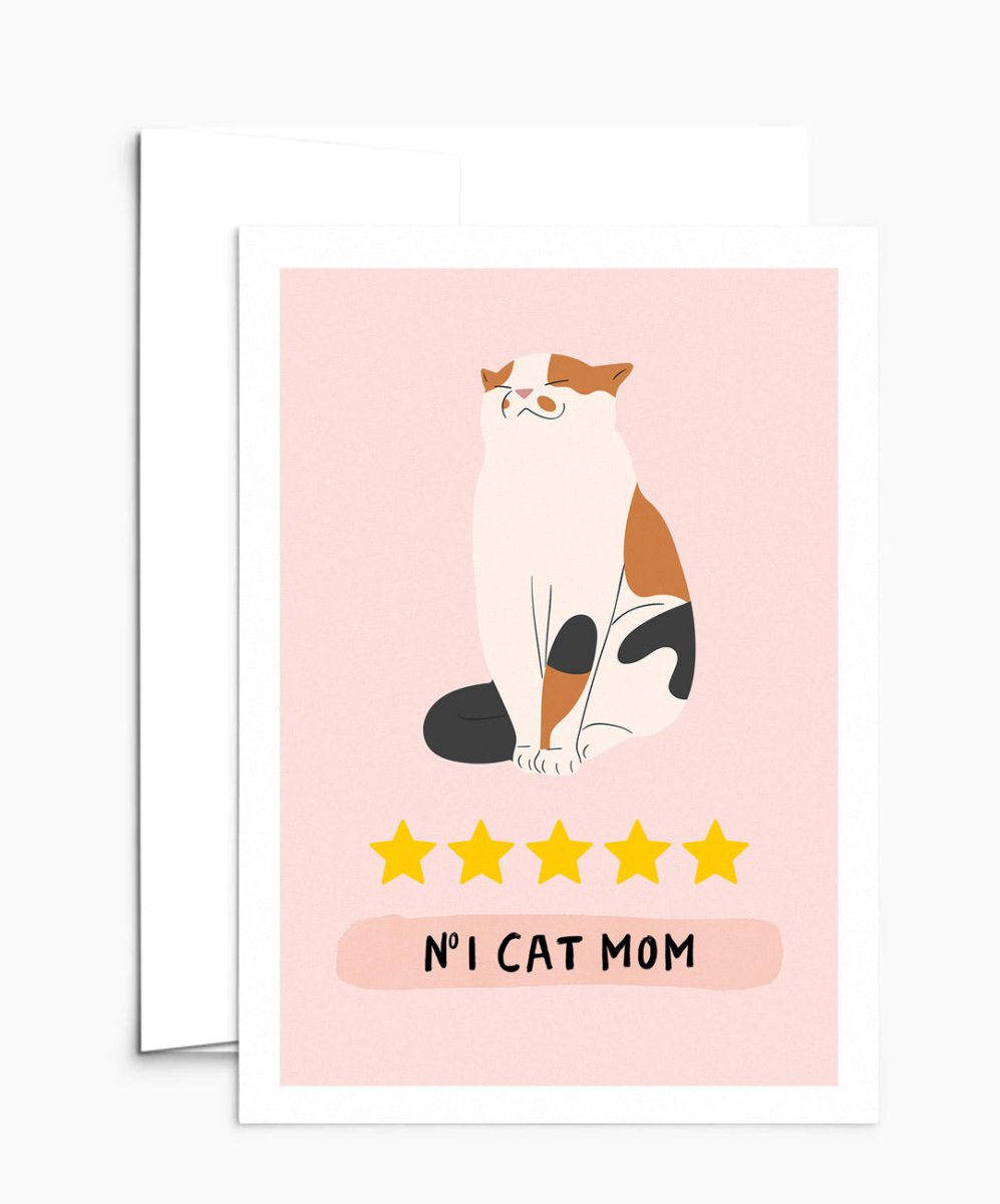 Postal "N1 Cat Mom" - Postais Catita illustrations