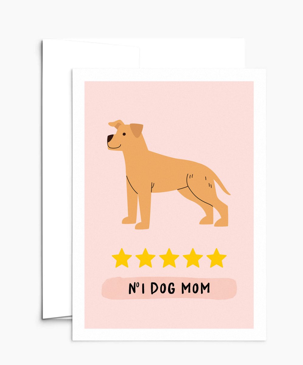 Postal "N1 Dog Mom" - Postais Catita illustrations