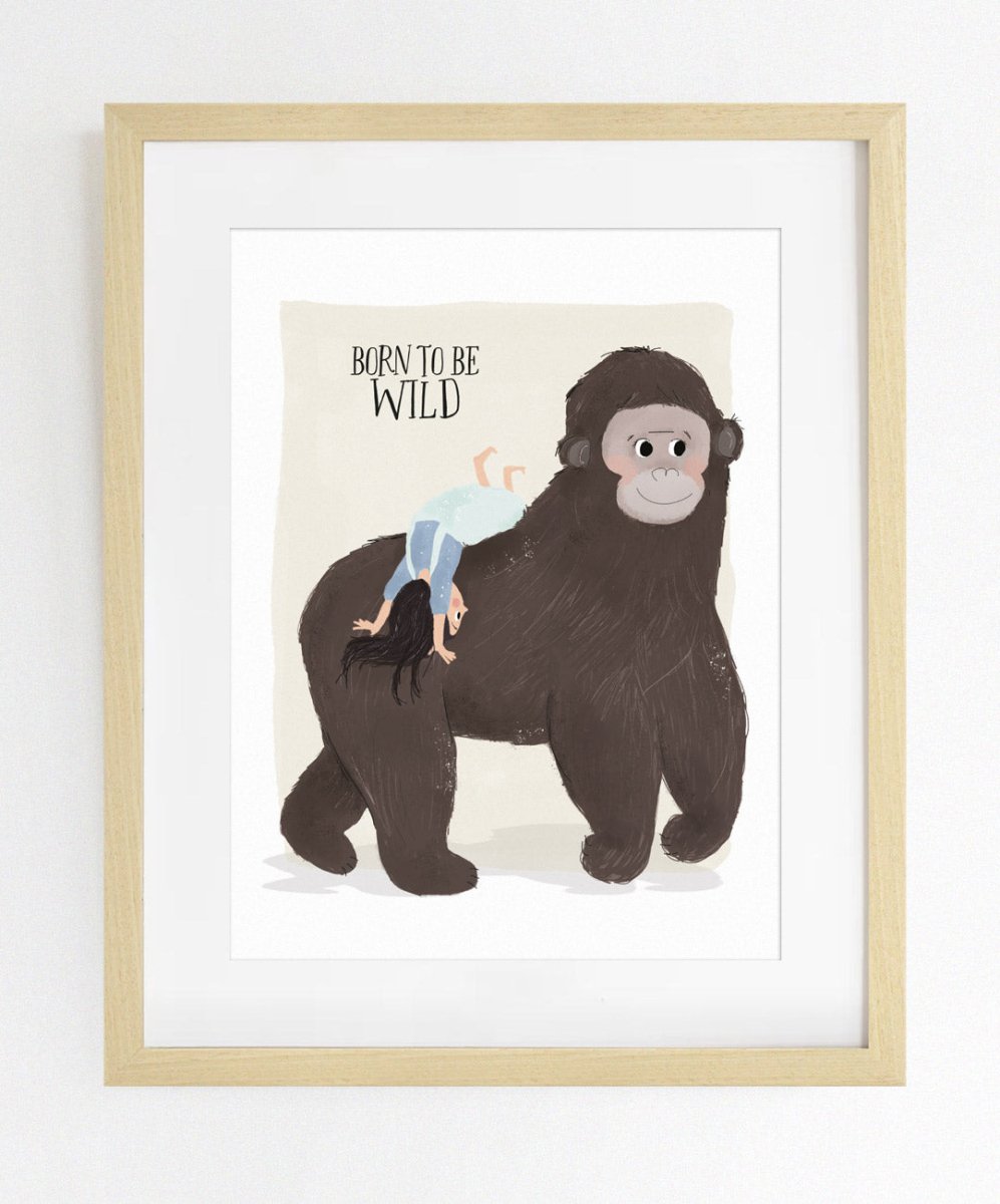 Born to be wild - Posters Catita illustrations