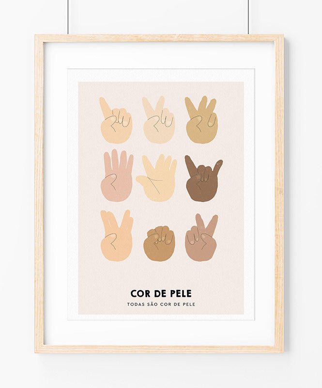 Cor de Pele - Posters Catita illustrations