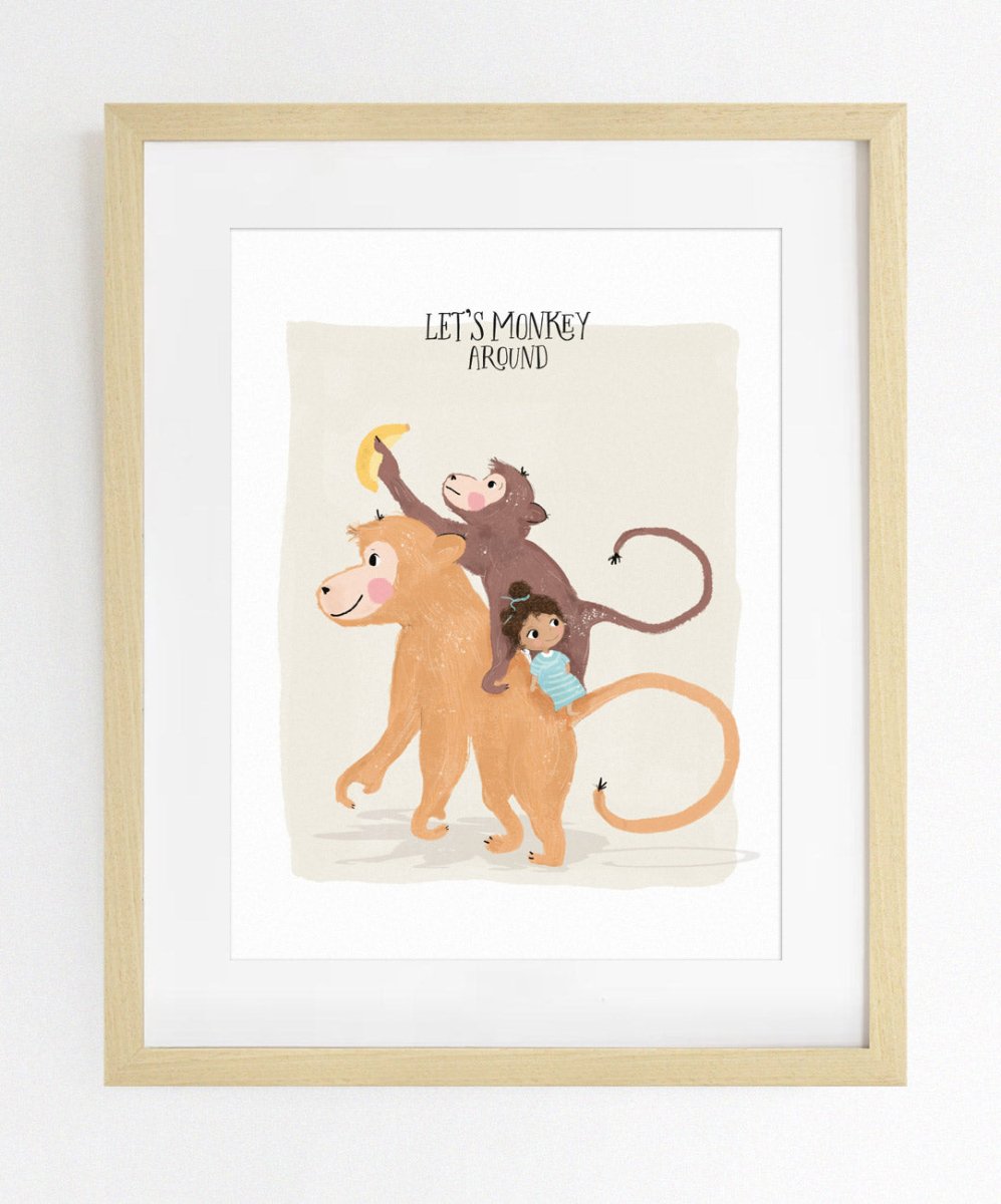 Let's Monkey Around - Posters Catita illustrations