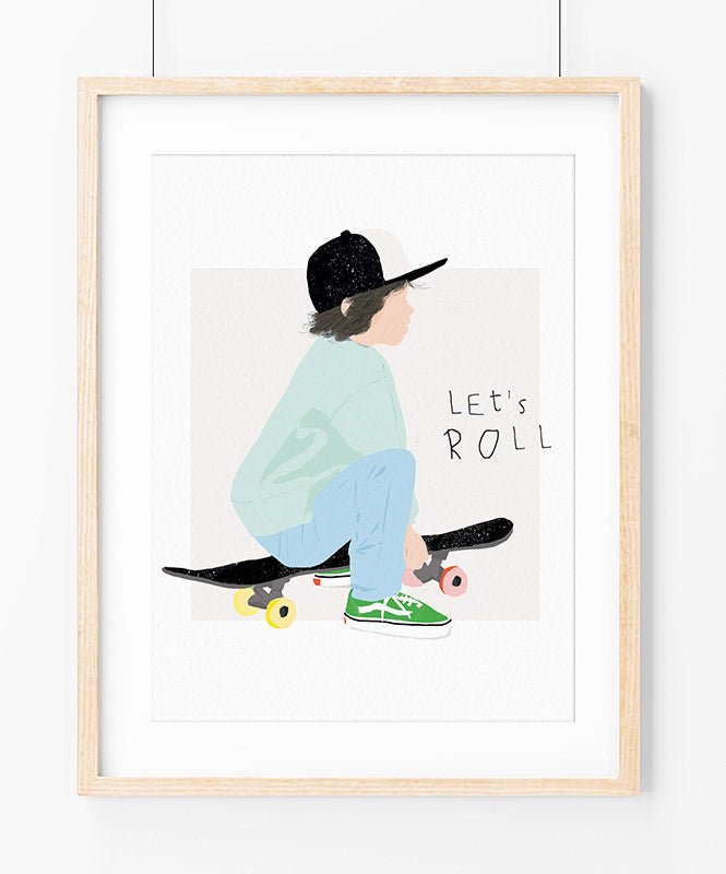 Let’s Roll - Posters Catita illustrations