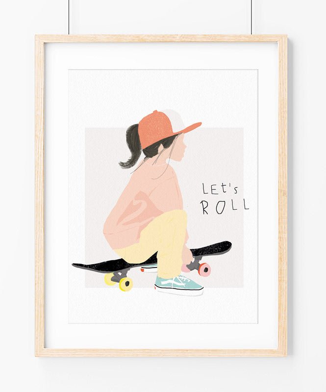 Let’s Roll - Posters Catita illustrations