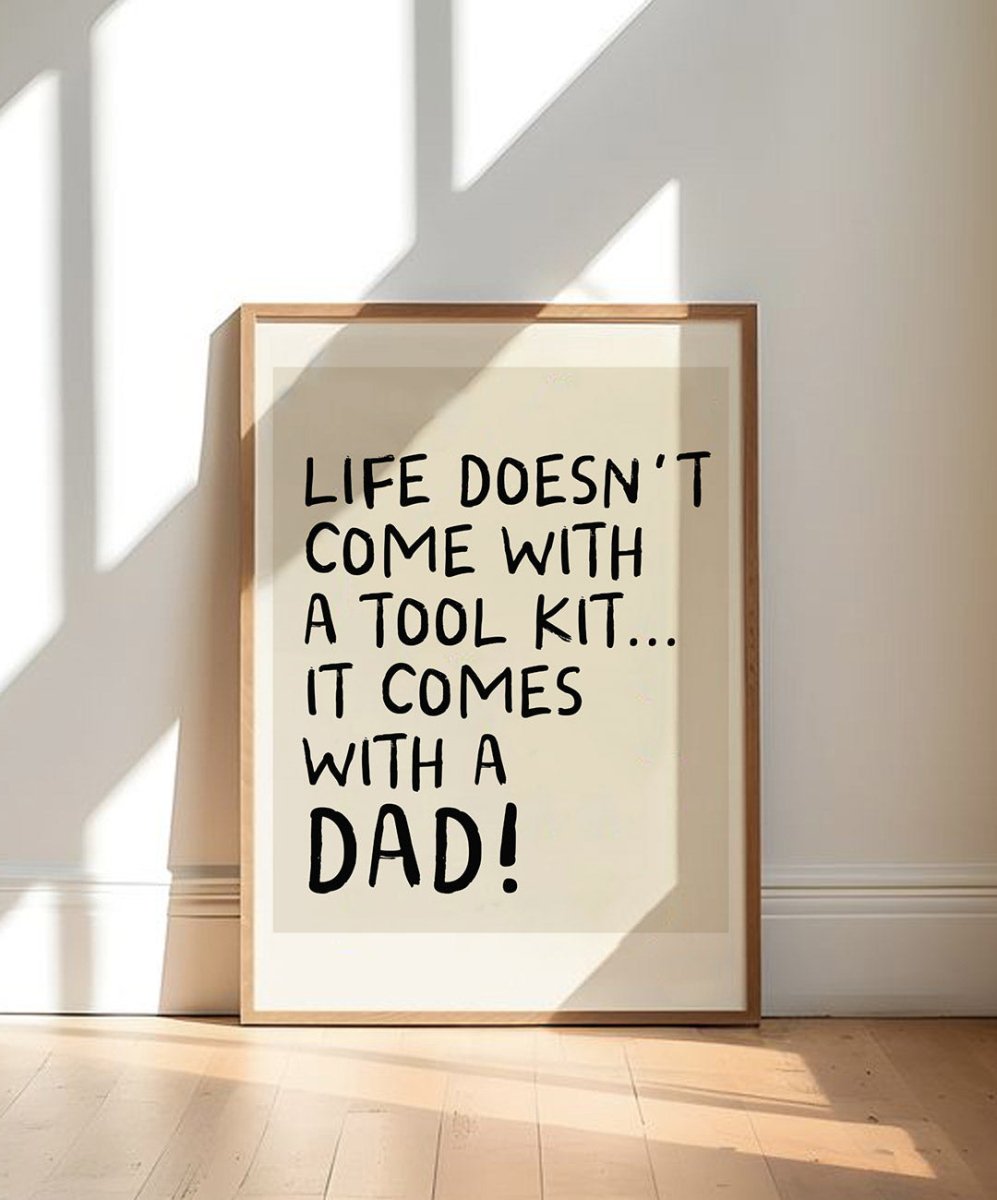 Life comes with a Dad - Posters Catita illustrations