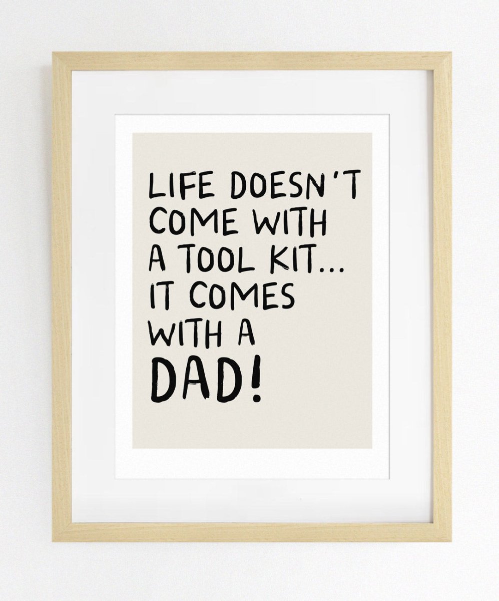 Life comes with a Dad - Posters Catita illustrations