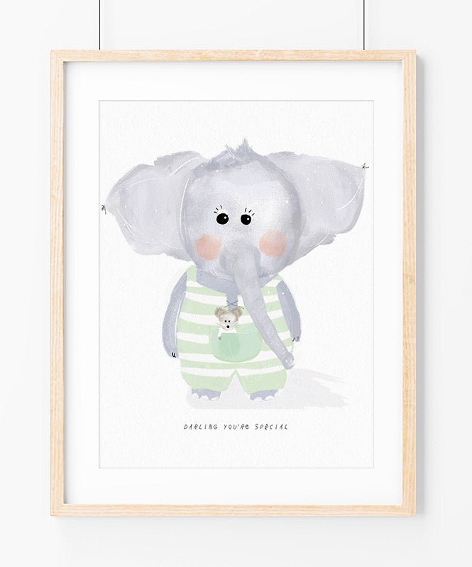 Poster Elefante Especial - Posters Catita illustrations