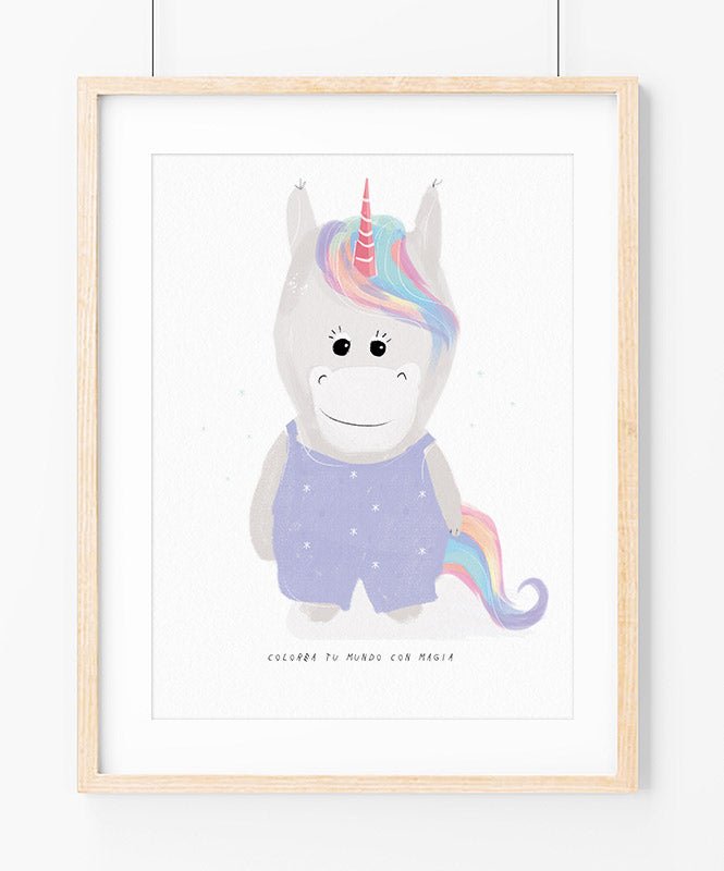 Poster Mundo Unicornio - Posters Catita illustrations