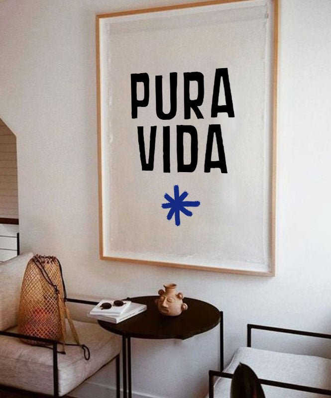 Poster Pura Vida - Posters Catita illustrations