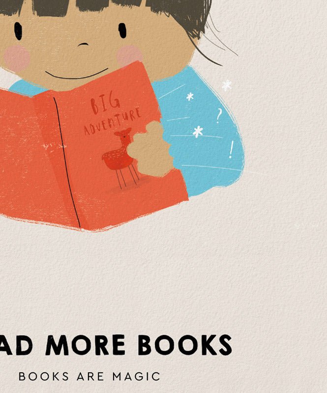 Read More Books - Posters Catita illustrations