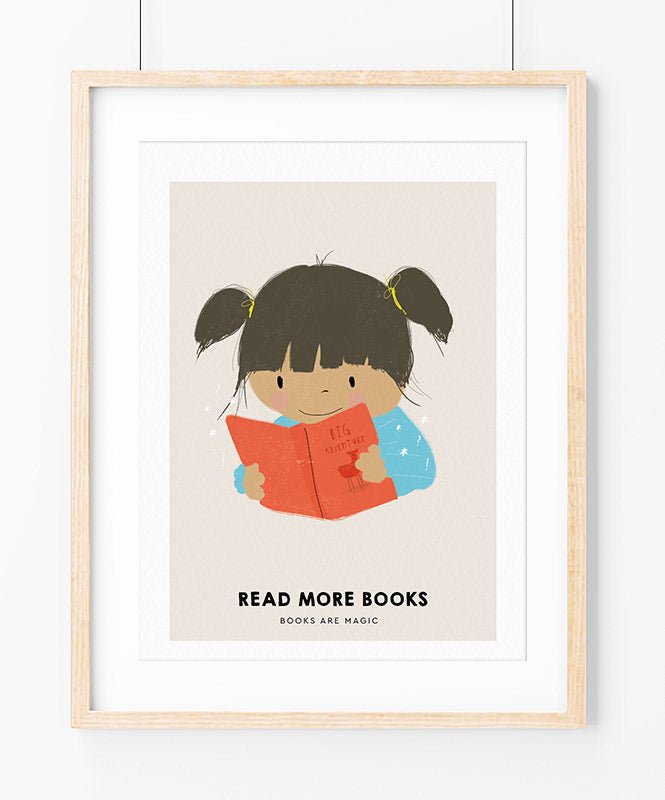 Read More Books - Posters Catita illustrations