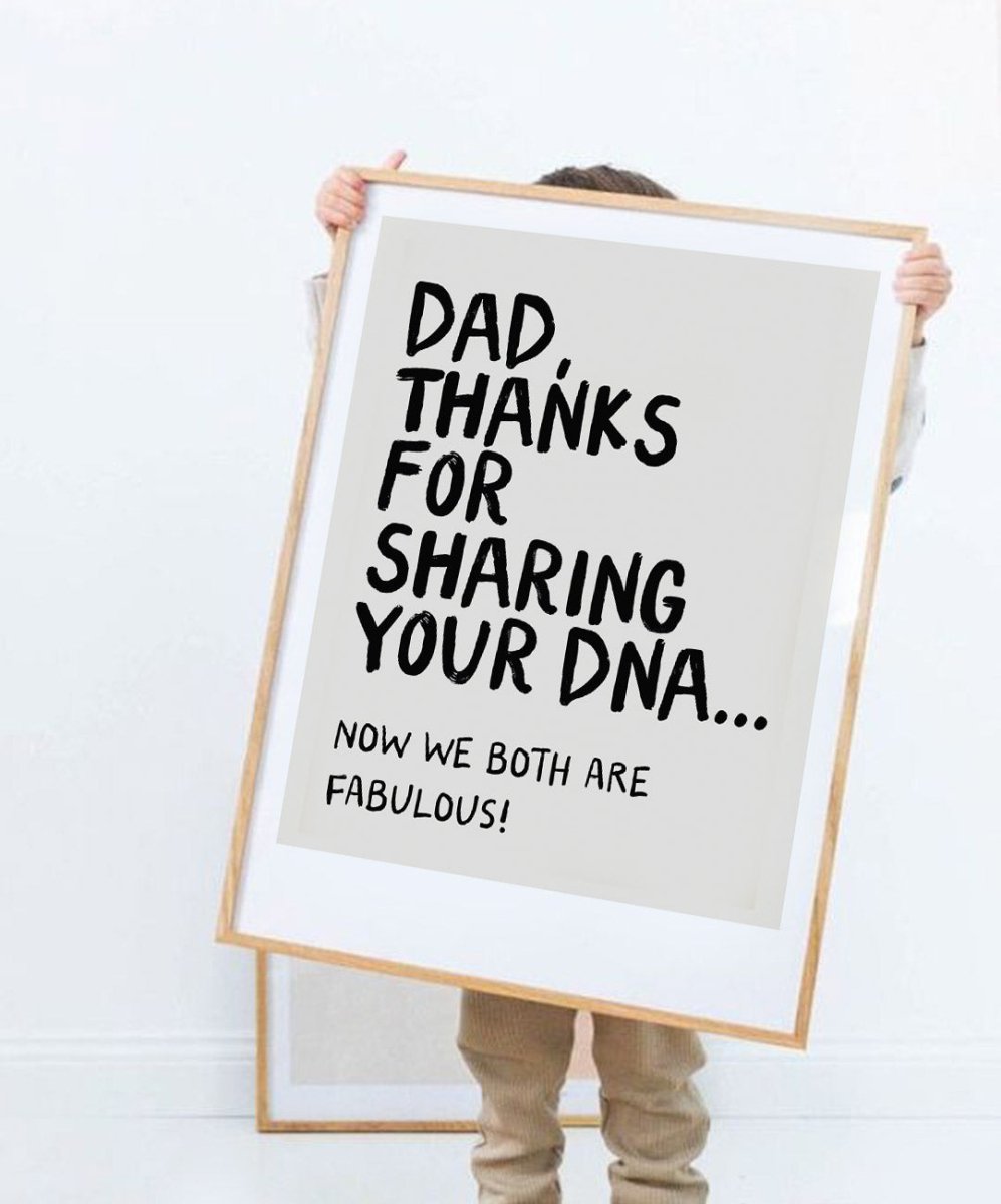 Thanks for sharing your DNA - Posters Catita illustrations