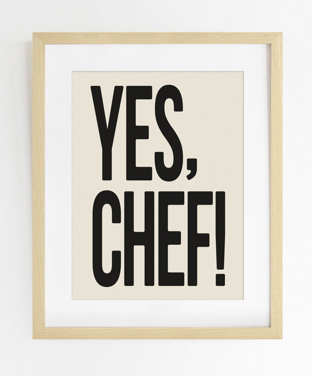 Yes, Chef! - Posters Catita illustrations