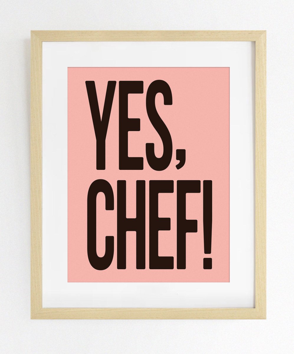 Yes, Chef! - Posters Catita illustrations