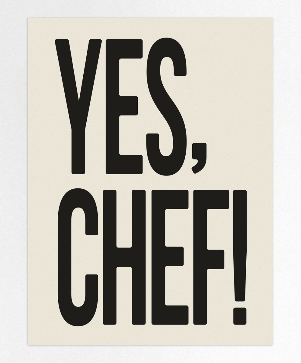 Yes, Chef! - Posters Catita illustrations