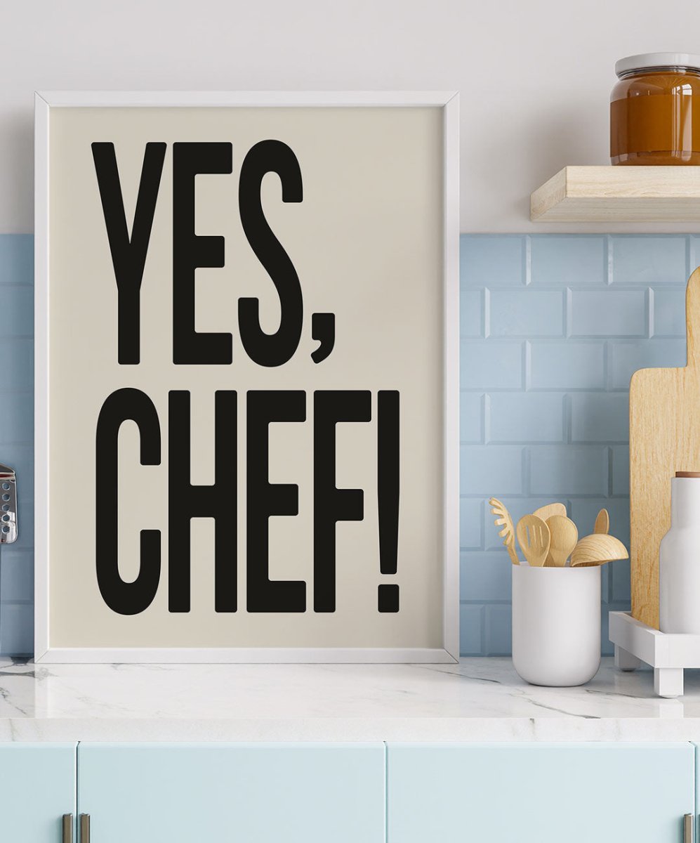 Yes, Chef! - Posters Catita illustrations