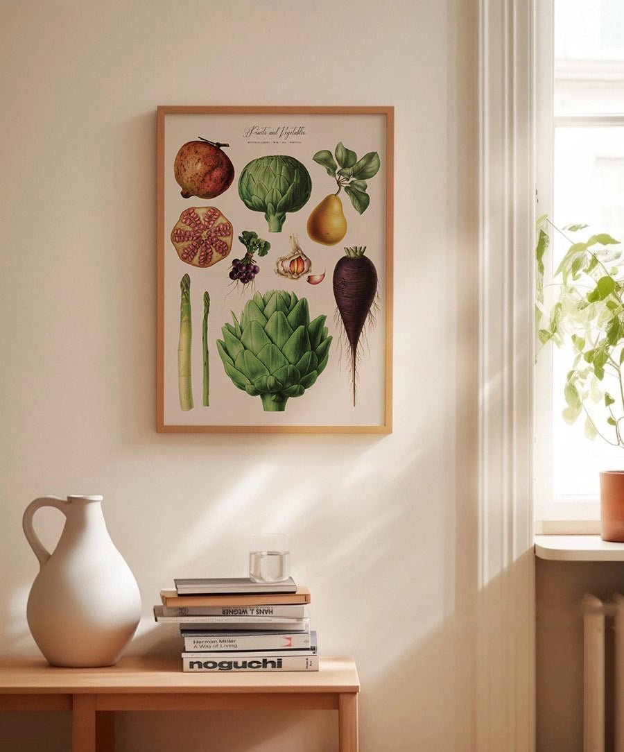 Fruits and Vegetables Nr1 - Posters Catita illustrations