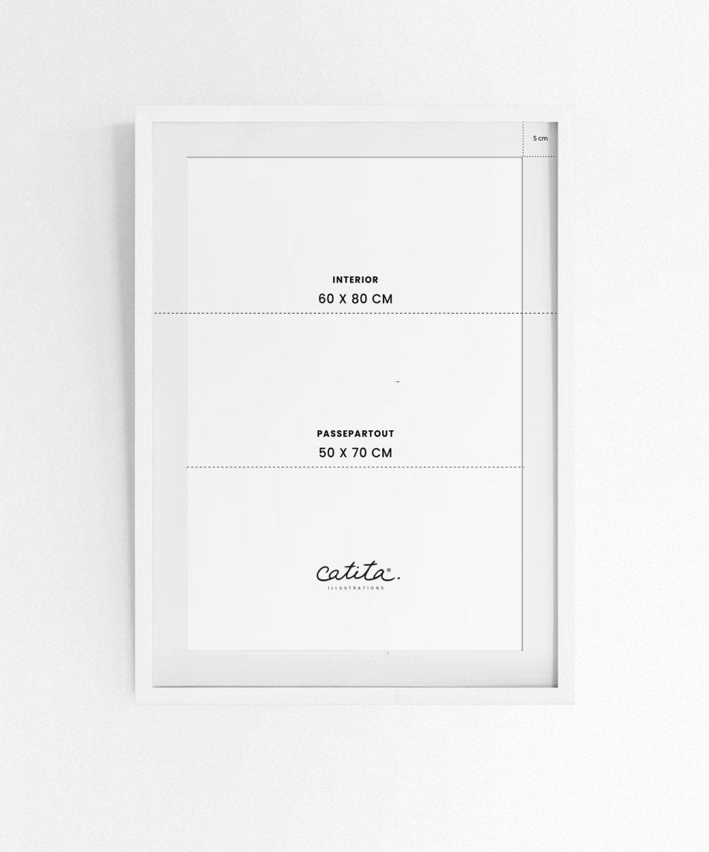 Moldura de Madeira Branca - Molduras Catita illustrations