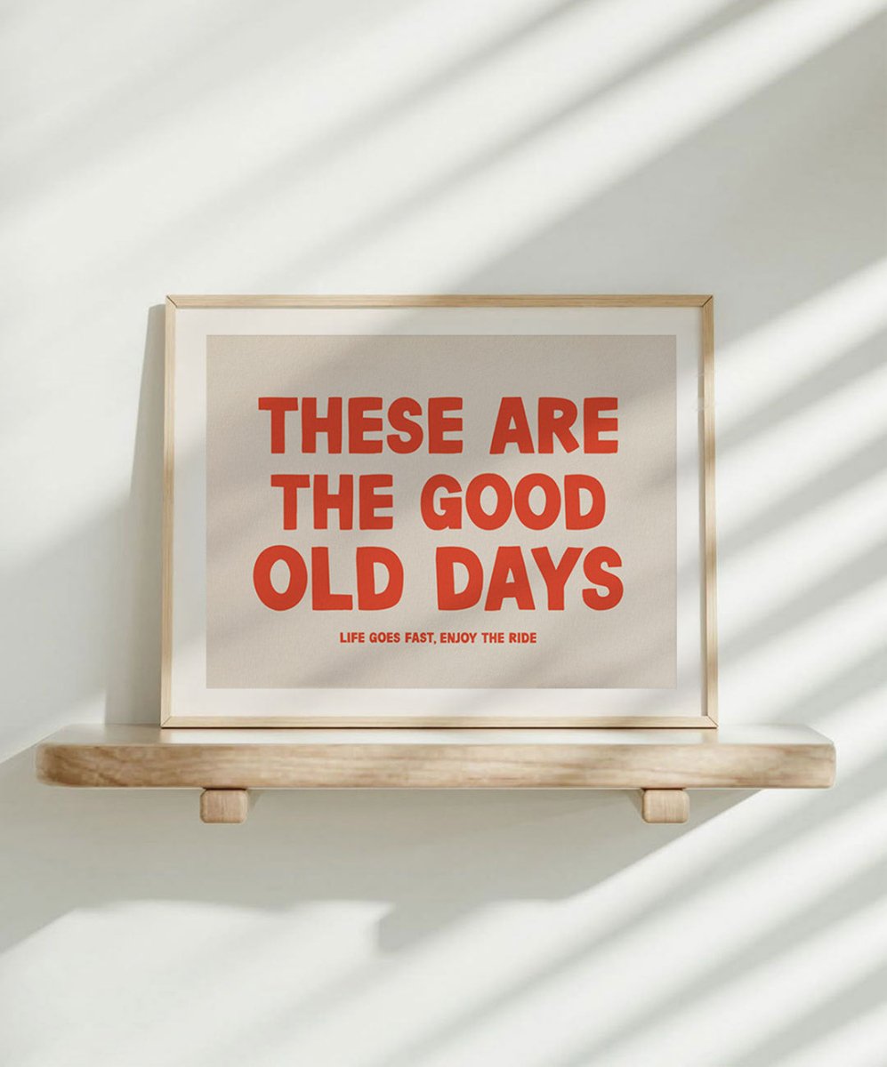 These are the good old days - Posters Catita illustrations