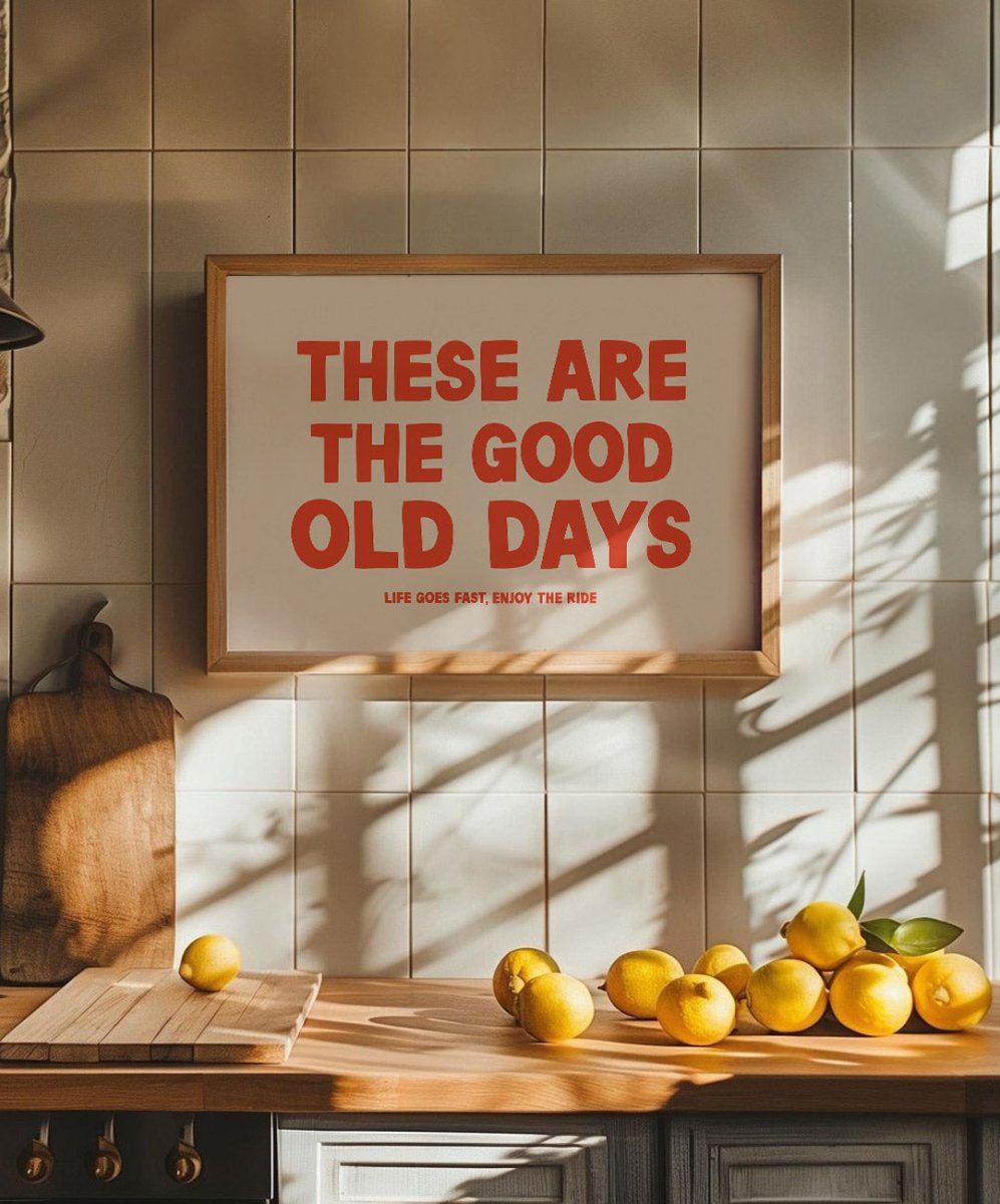 These are the good old days - Posters Catita illustrations