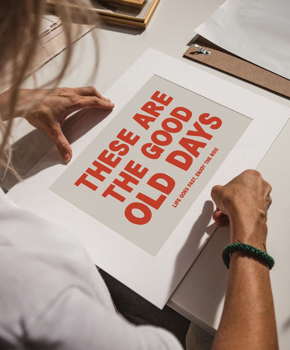 These are the good old days - Posters Catita illustrations