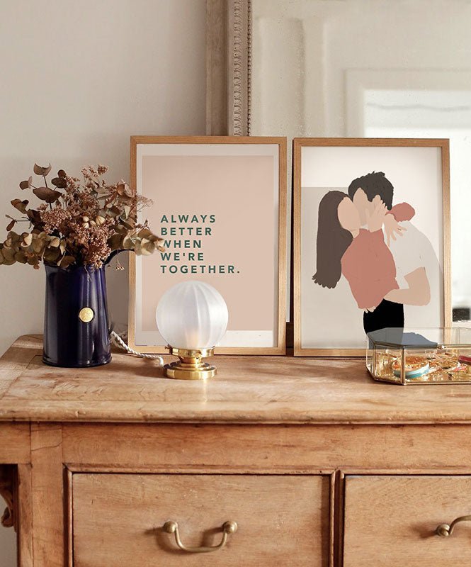 Always better when we're together - Posters Catita illustrations