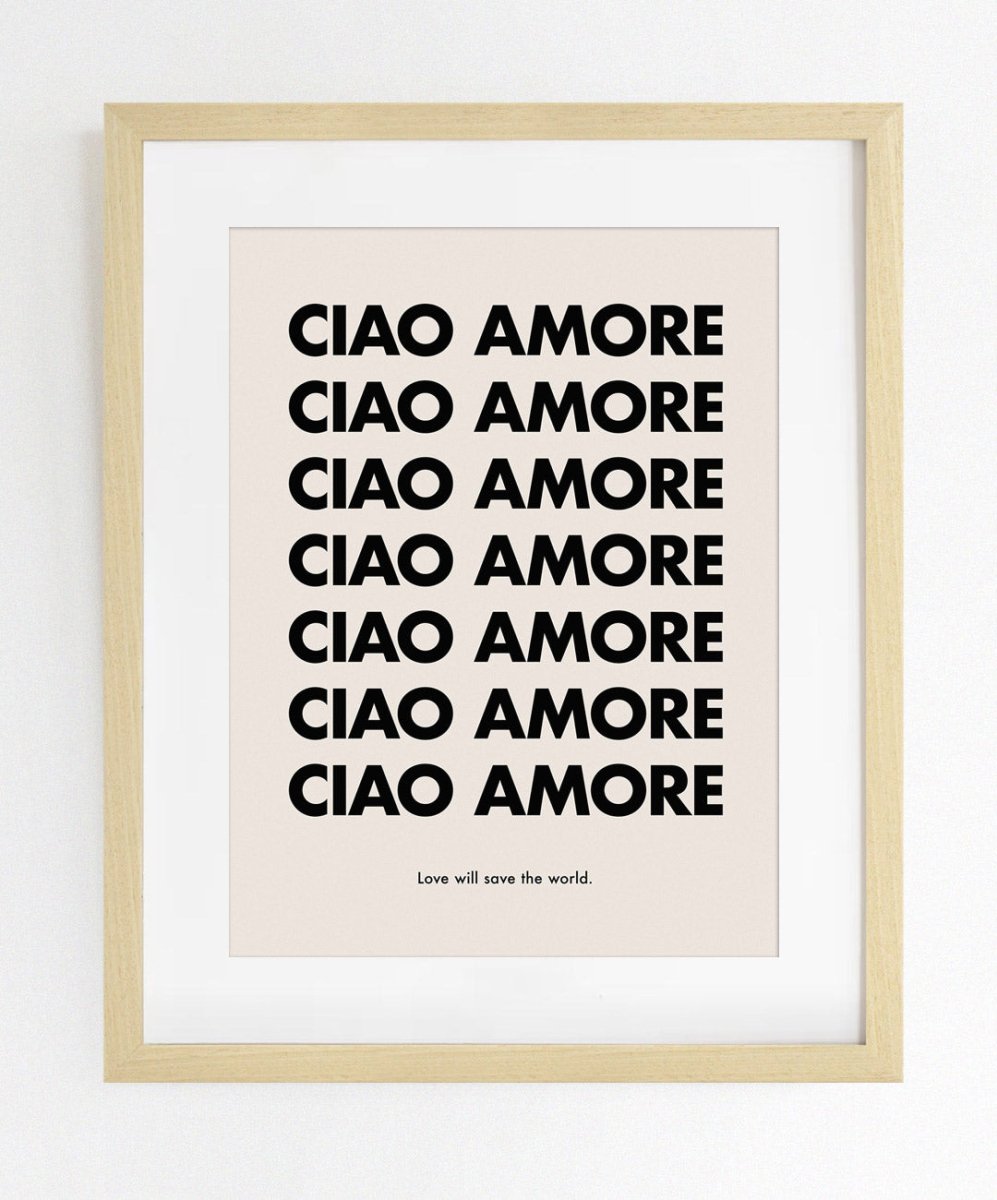 Ciau Amore - Posters Catita illustrations