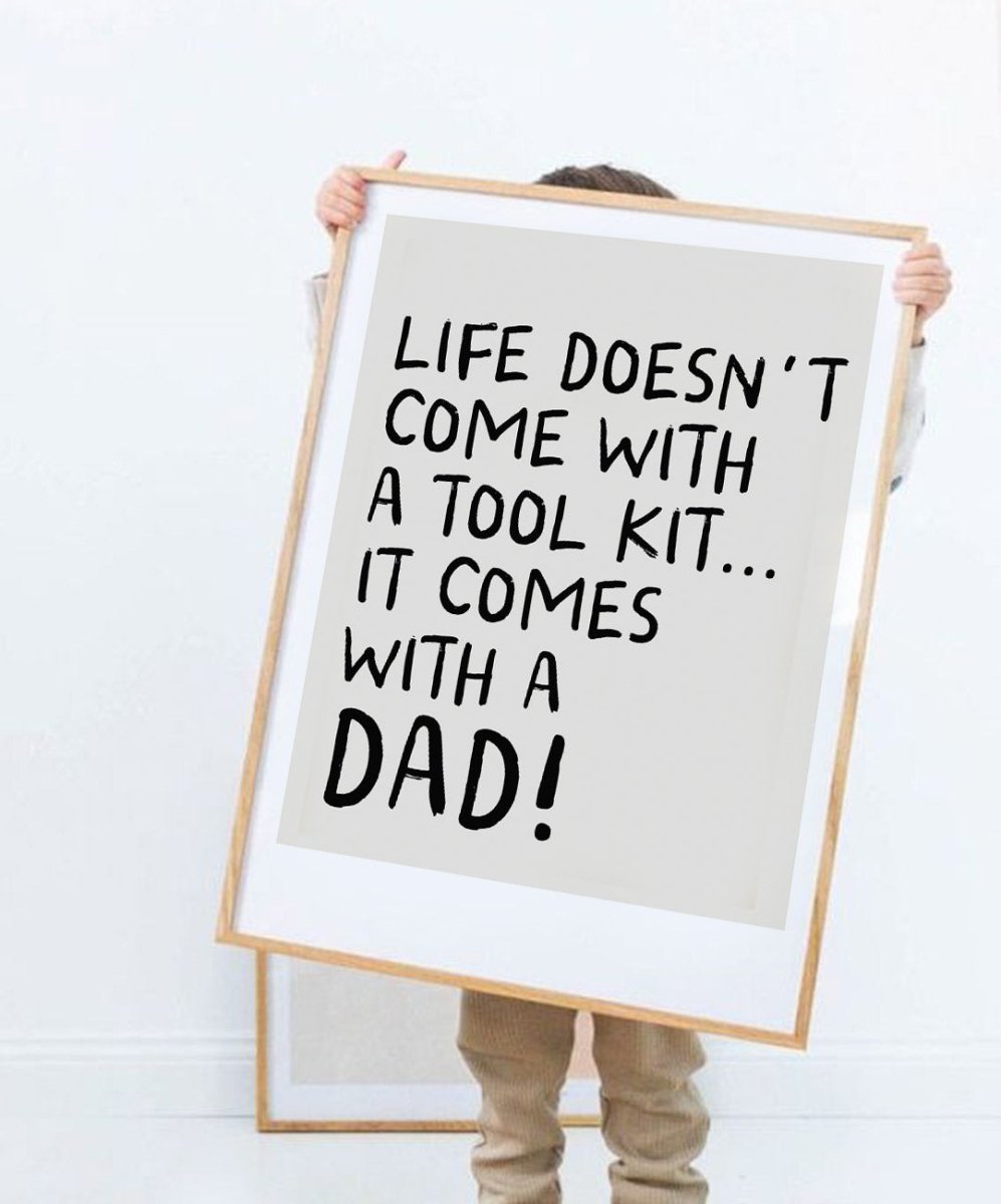 Life comes with a Dad - Posters Catita illustrations