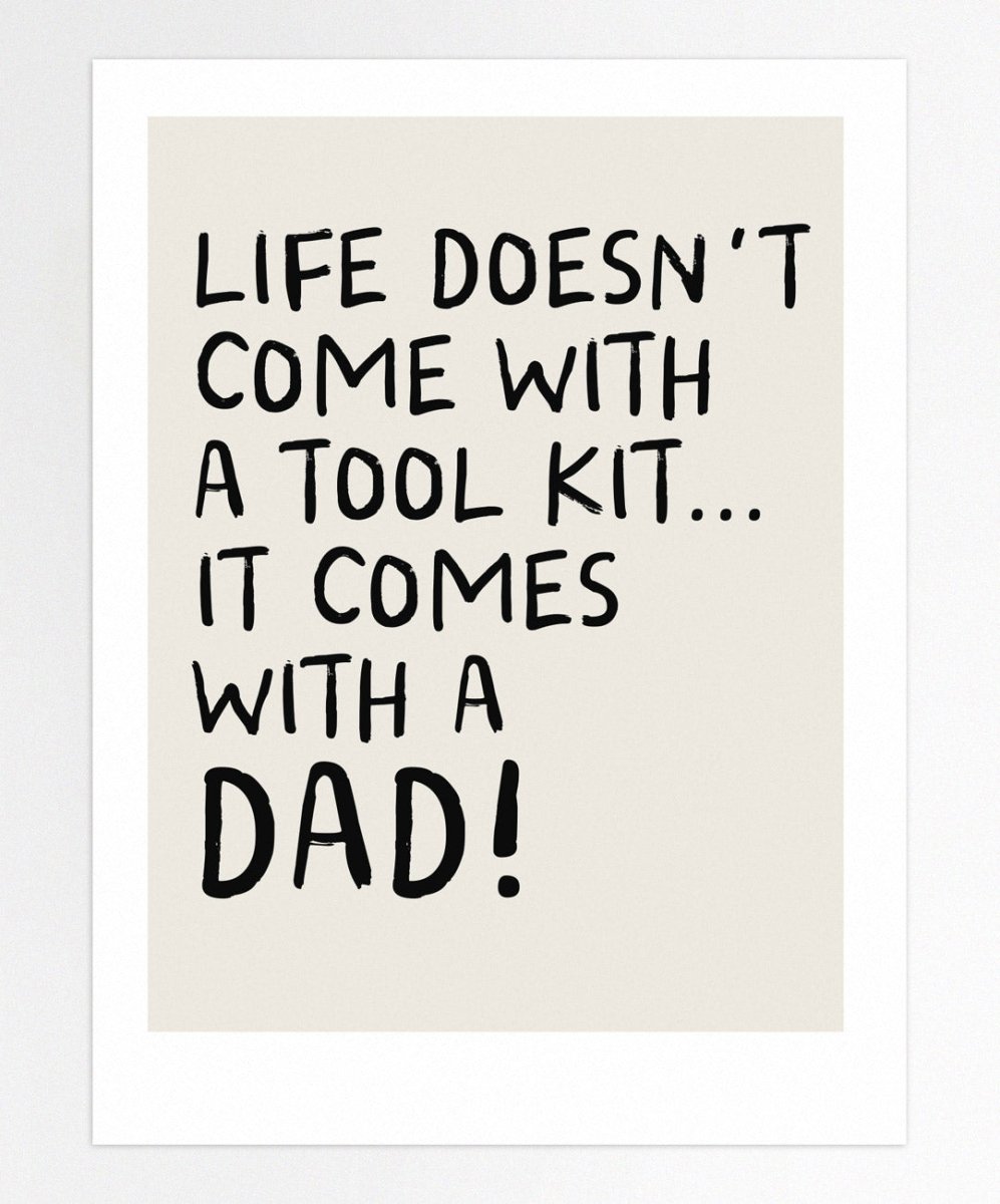 Life comes with a Dad - Posters Catita illustrations