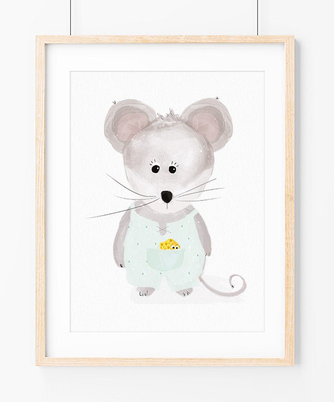 Poster Summer Little Mouse - Posters Catita illustrations