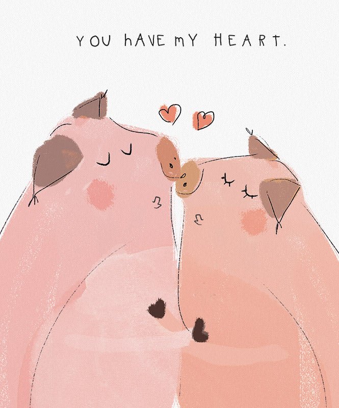 Poster You have my heart - Posters Catita illustrations