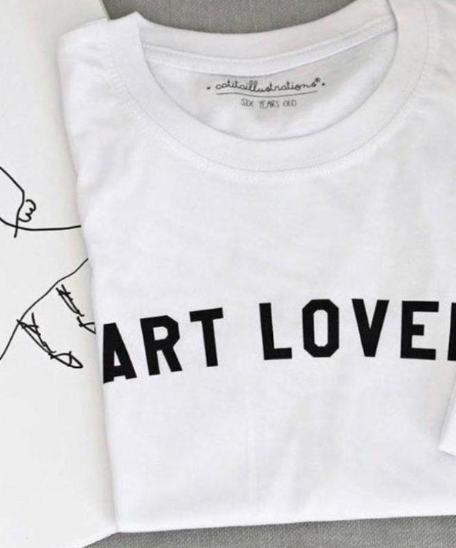 T-Shirt Art Lover Kids - T-shirts Catita illustrations