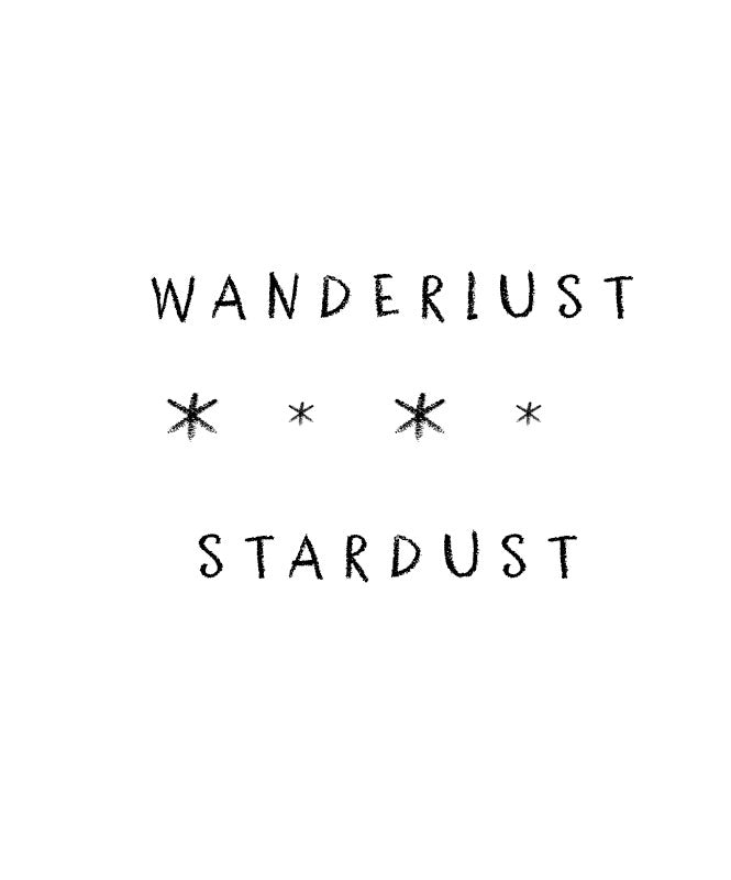Tattoos Wanderlust & Stardust - Tatuagens Temporárias Catita illustrations