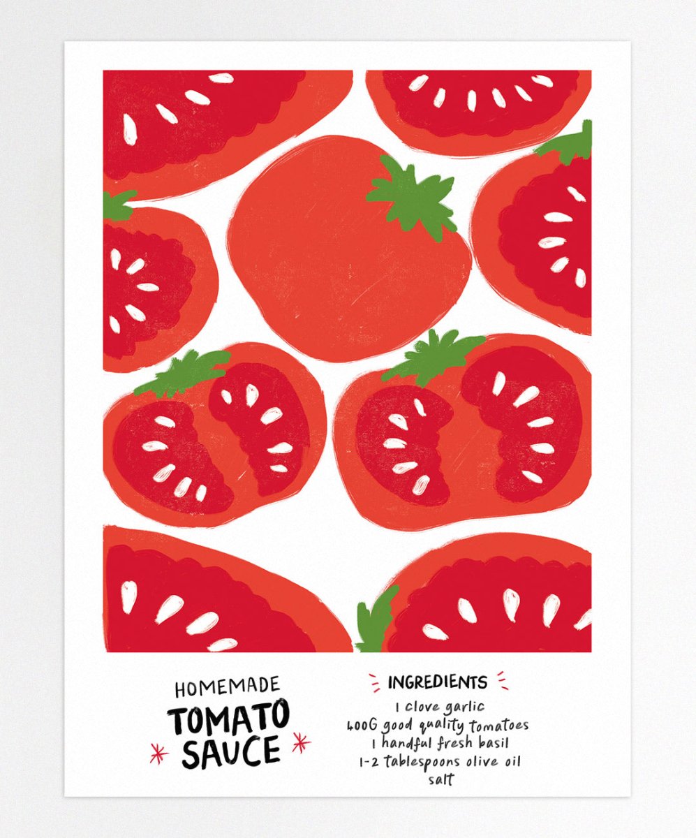 Tomate Sauce - Posters Catita illustrations