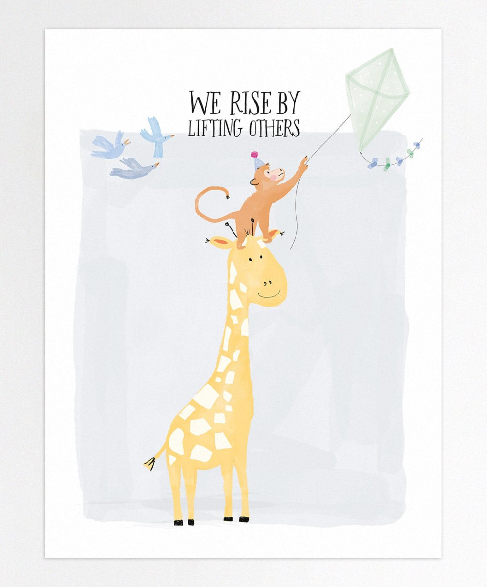 We rise by lifting others - Posters Catita illustrations